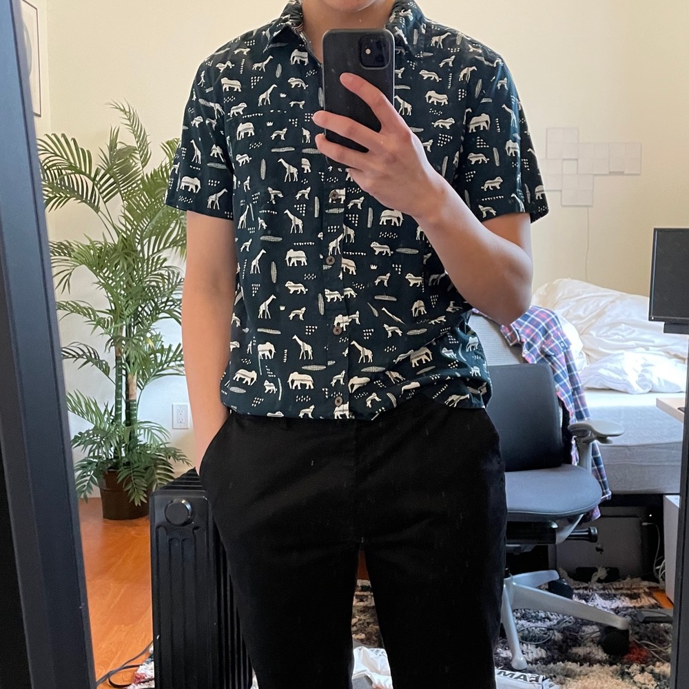 forever 21 short sleeve shirt